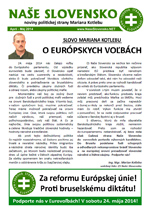 Časopis Naše Slovensko - apríl 2014