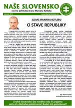 Časopis Naše Slovensko - január 2013