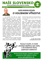 Časopis Naše Slovensko - január 2014