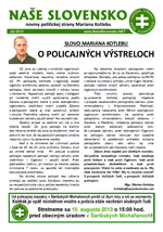 Časopis Naše Slovensko -júl 2013