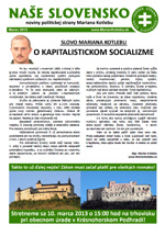Časopis Naše Slovensko - marec 2013