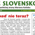 Kotleba – Ľudová strana Naše Slovensko predstavuje volebný program