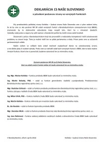 Deklarácia