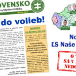 Ideme do volieb! Nové vydanie novín ĽS Naše Slovensko