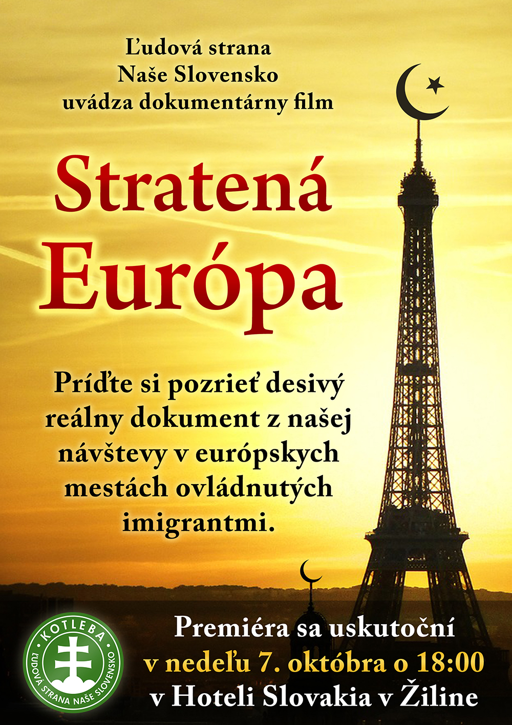 Dokument Stratená Európa