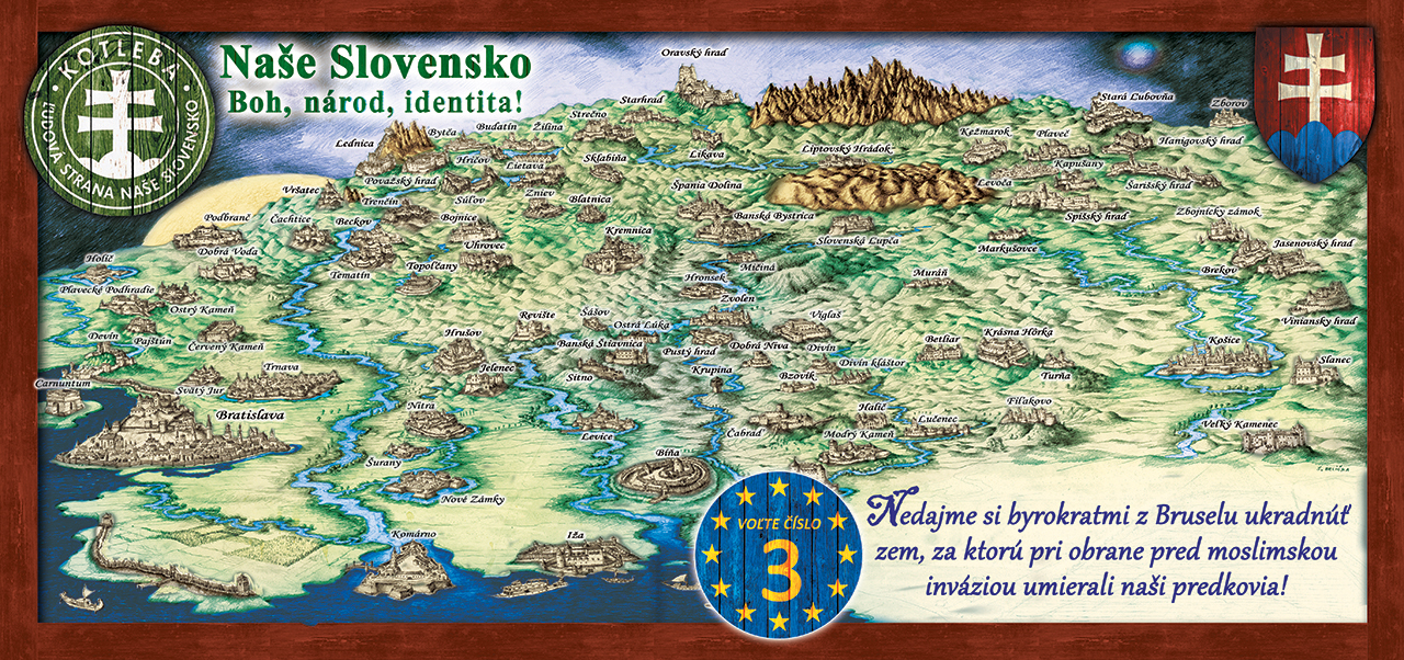 Mapa pevností v SR