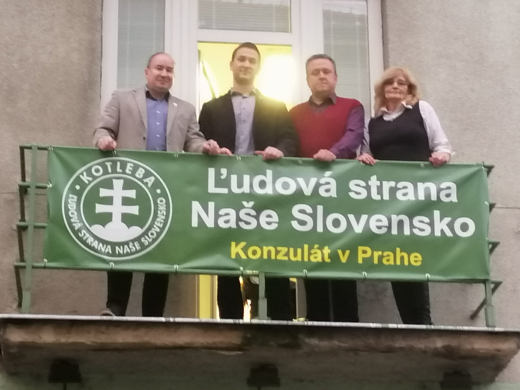 Kancelária ĽS Naše Slovensko v Prahe