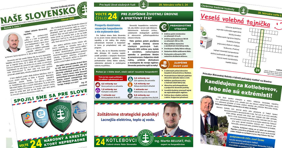Noviny ĽS Naše Slovensko - február 2019